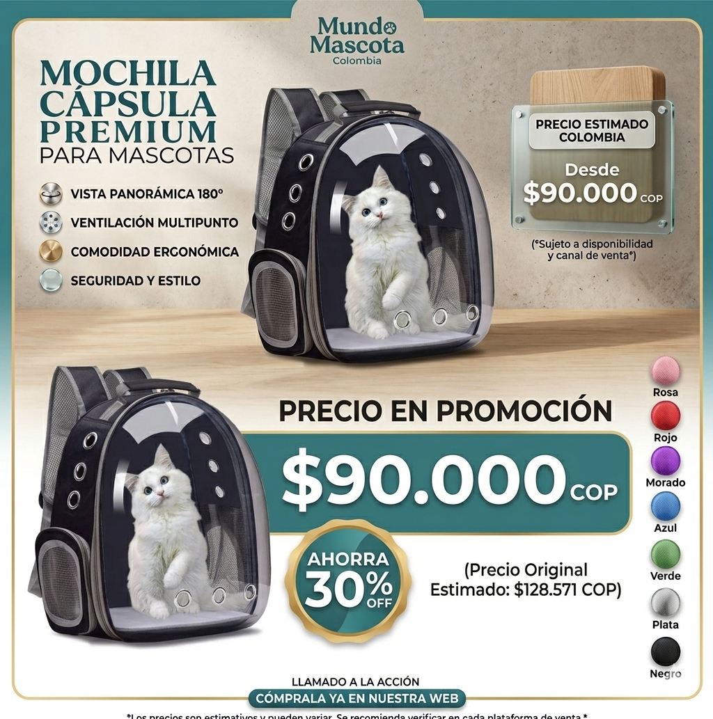 Maleta Para Mascotas Perro O Gato Morral