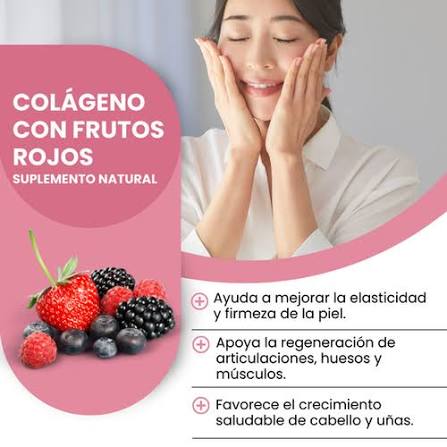 COLAGENO HIDROLIZADO FRUTOS ROJOS 1000gr