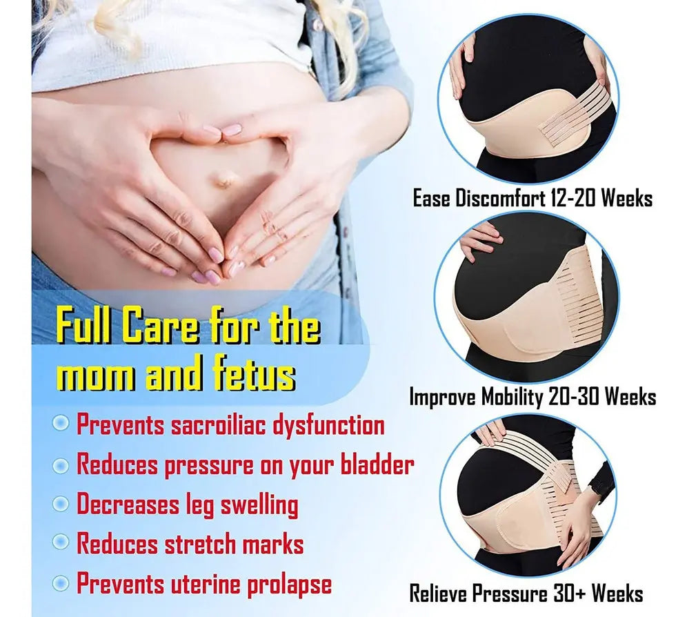 Faja Cinturón Embarazada Soporte Lumbar