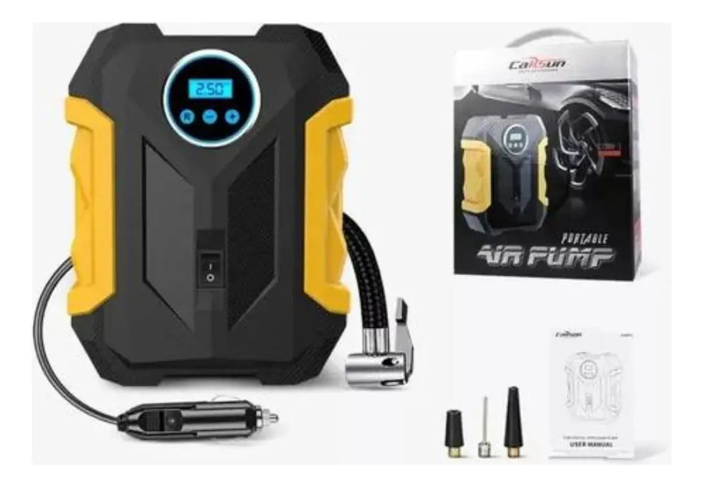 Inflador de Aire Portátil Digital 12V