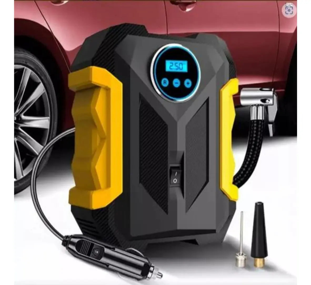 Inflador de Aire Portátil Digital 12V