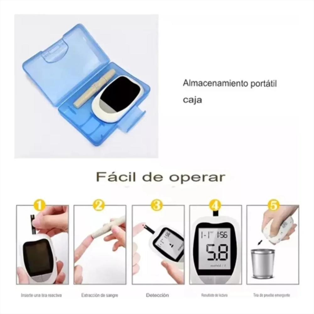 Glucómetro Digital Medidor Glucosa Sangre