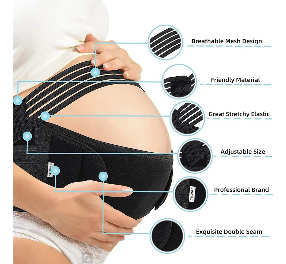 Faja Cinturón Embarazada Soporte Lumbar