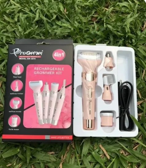 Depiladora Facial Corporal 4 En 1 Recargable